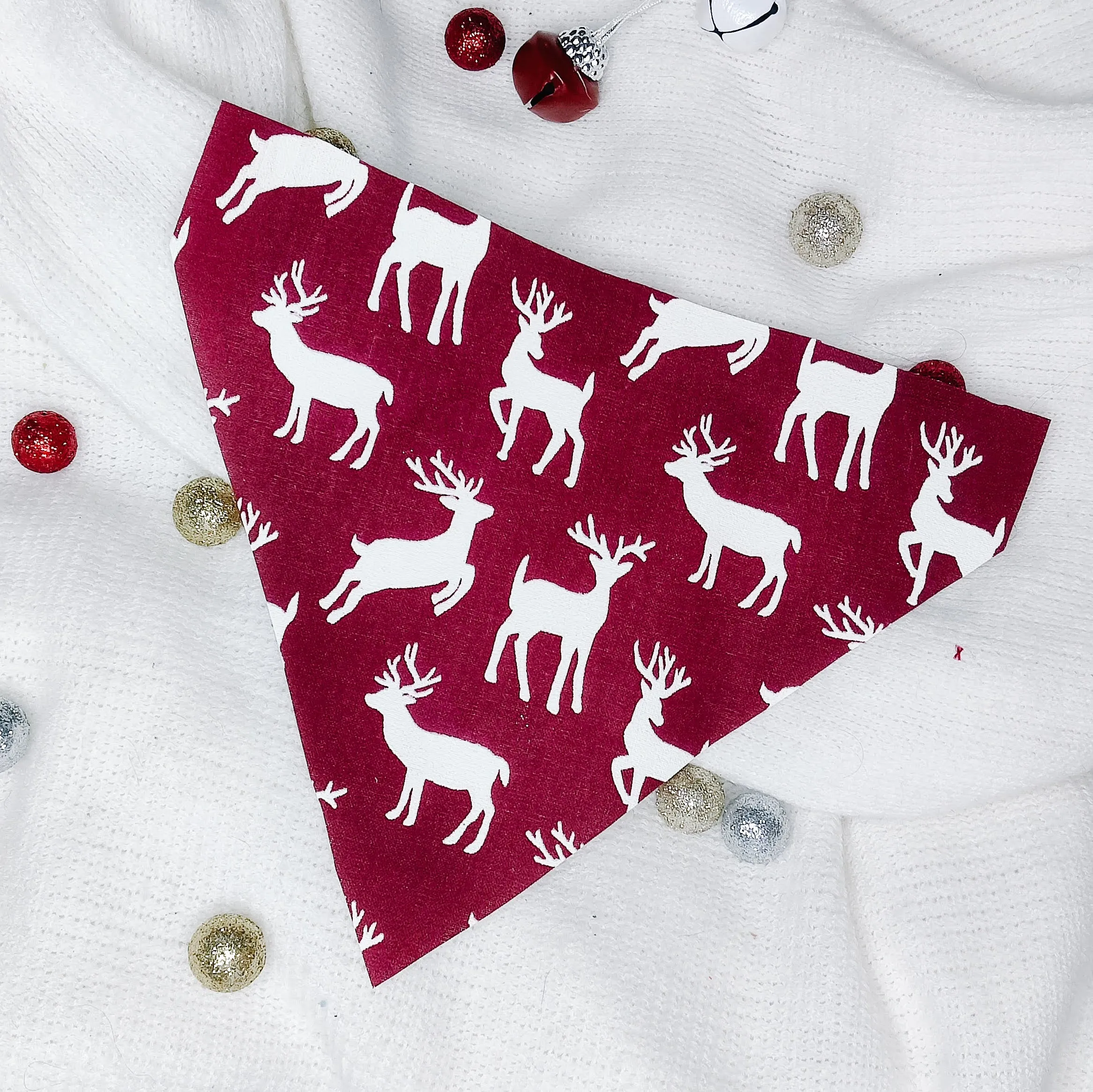 Prancing Deer Dog Bandana & Cat Bandana Charlotte's Pet