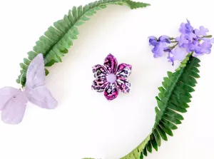Purple Multicolor Flower/Bow Tie Charlotte's Pet
