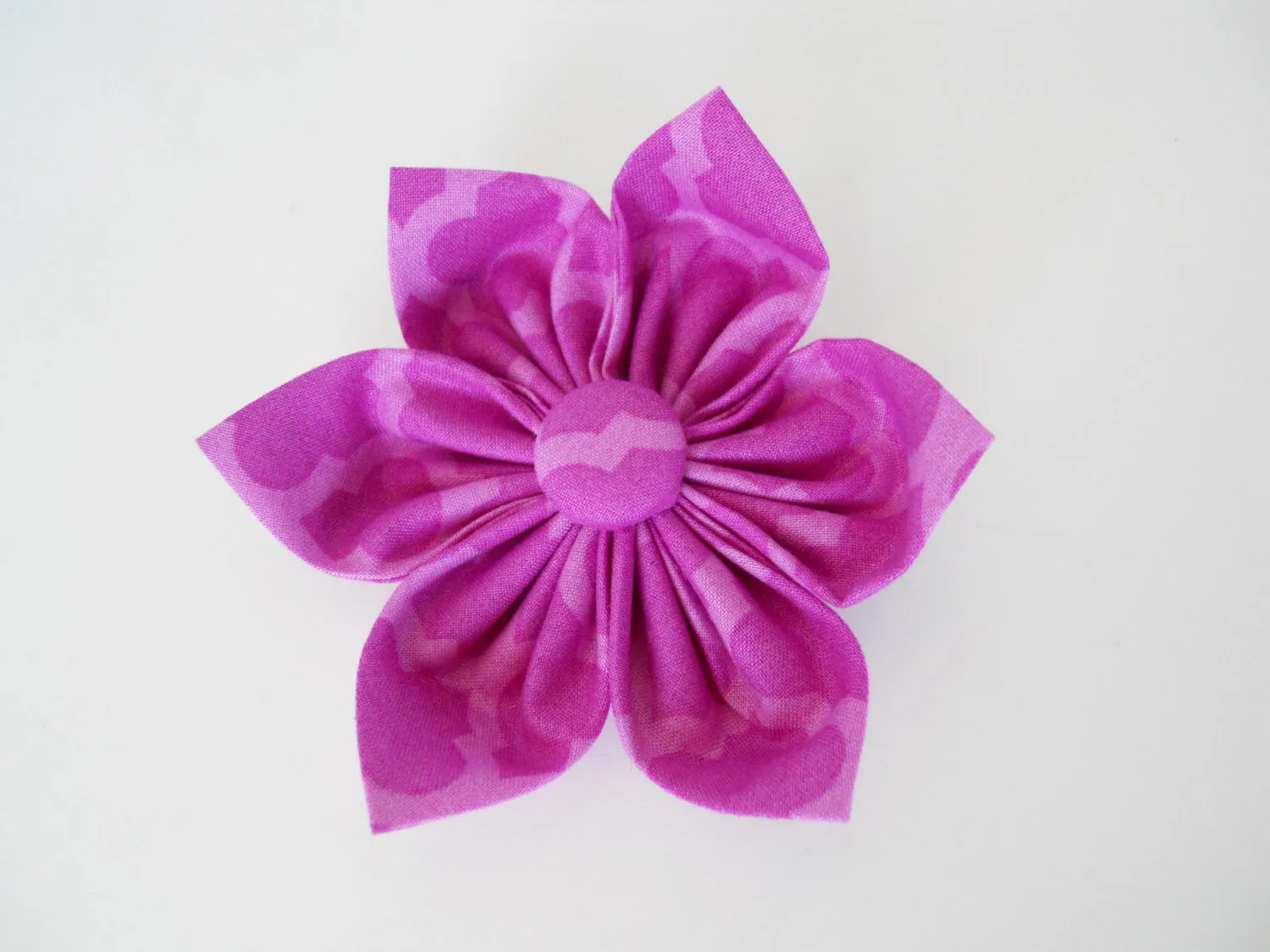 Purple Quatrefoil Bow Tie/Flower Charlotte's Pet