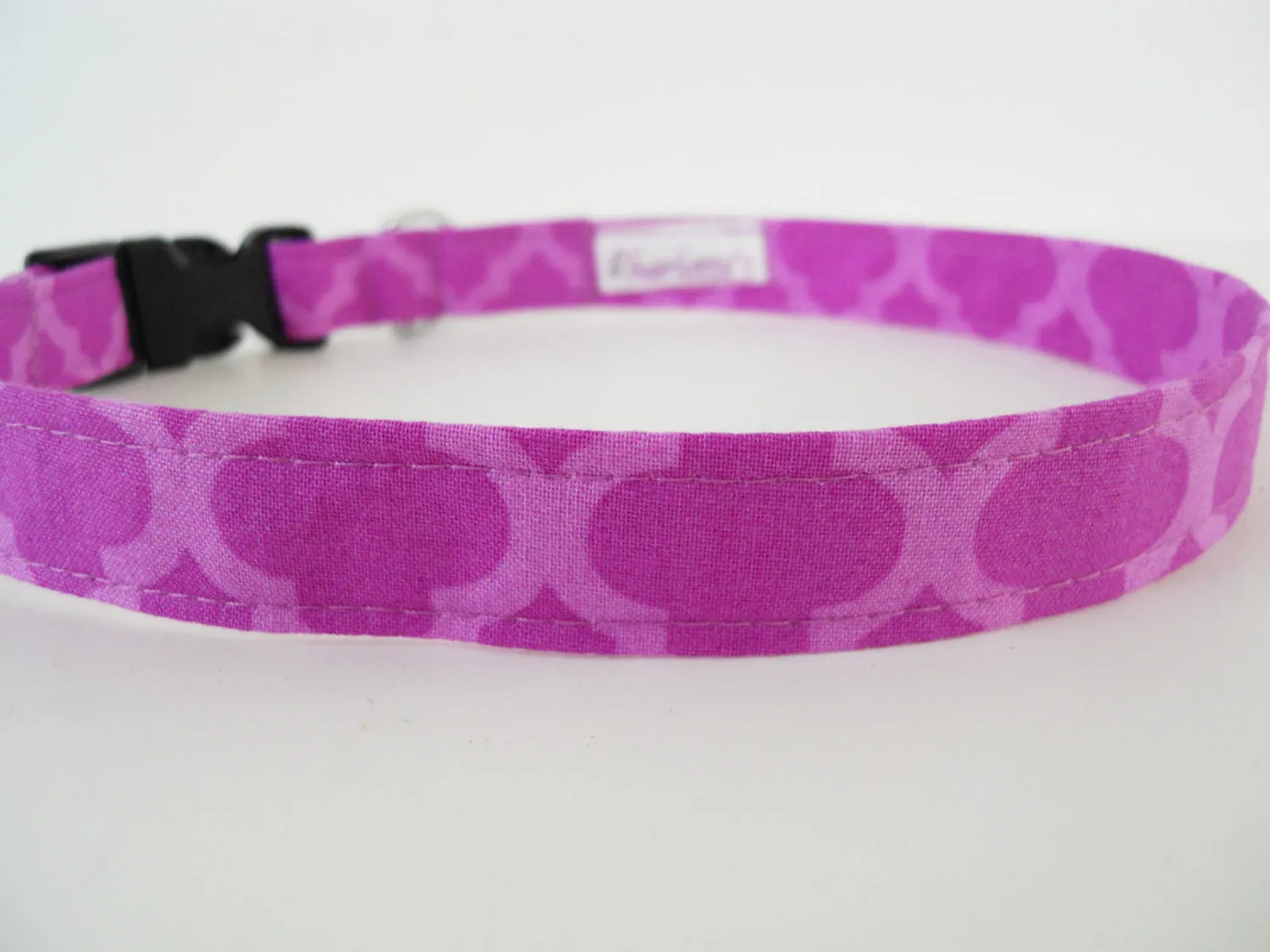 Purple Quatrefoil Collar Charlotte's Pet