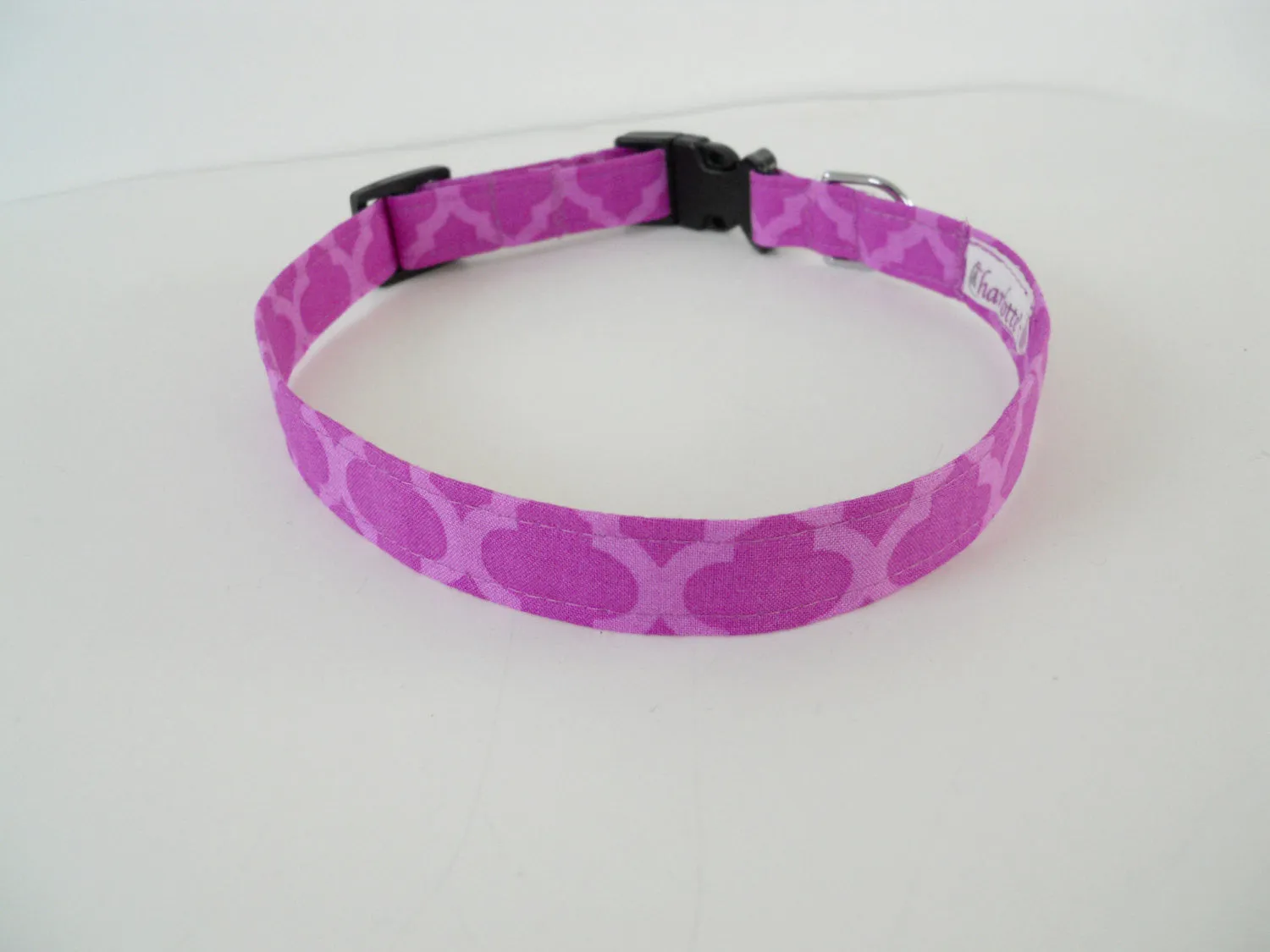 Purple Quatrefoil Collar Charlotte's Pet
