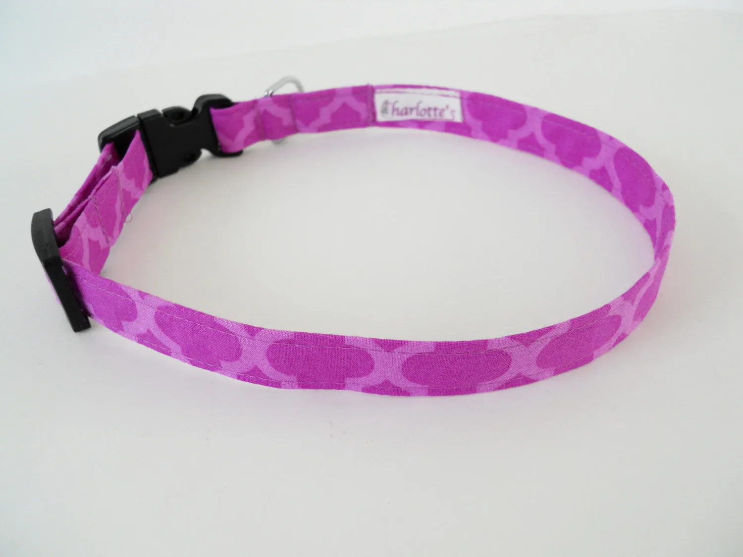Purple Quatrefoil Collar Charlotte's Pet