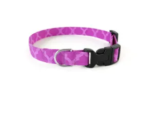 Purple Quatrefoil Collar Charlotte's Pet
