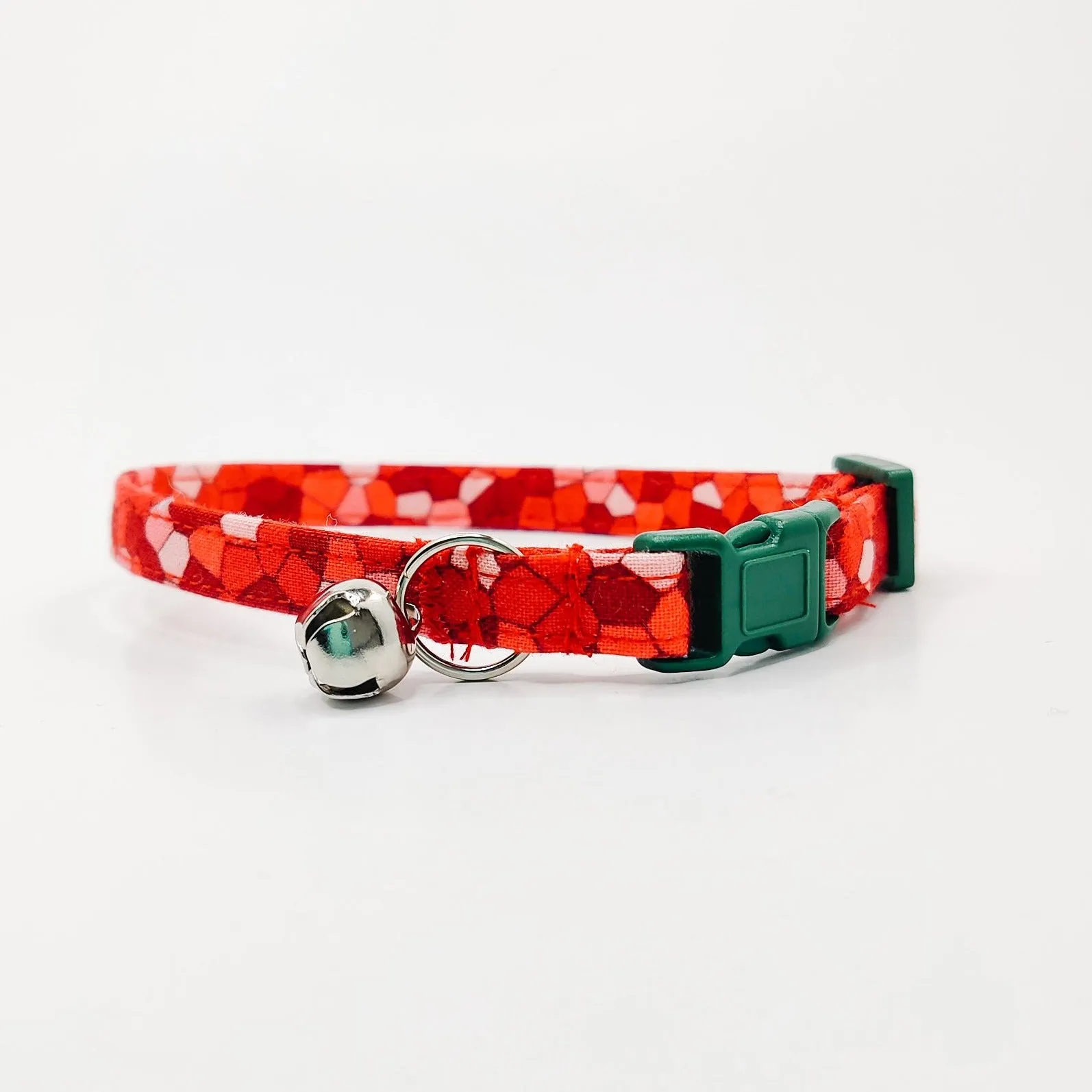 Red Stones Dog Collar/ Cat Collar Charlotte's Pet