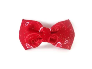 Red Valentine Bow Tie/Flower Charlotte's Pet