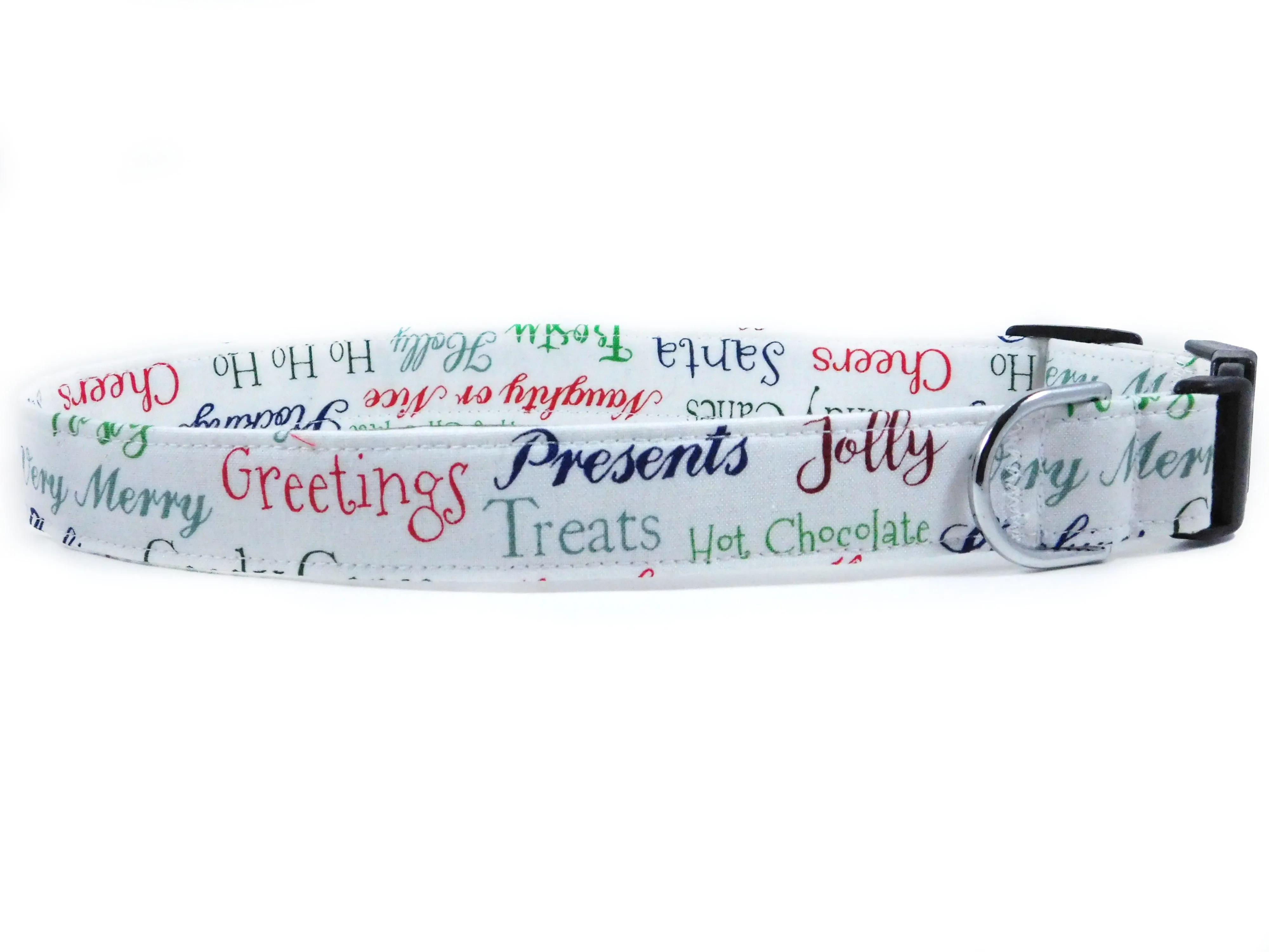 Season Greetings Dog Collar/ Cat Collar Charlotte's Pet
