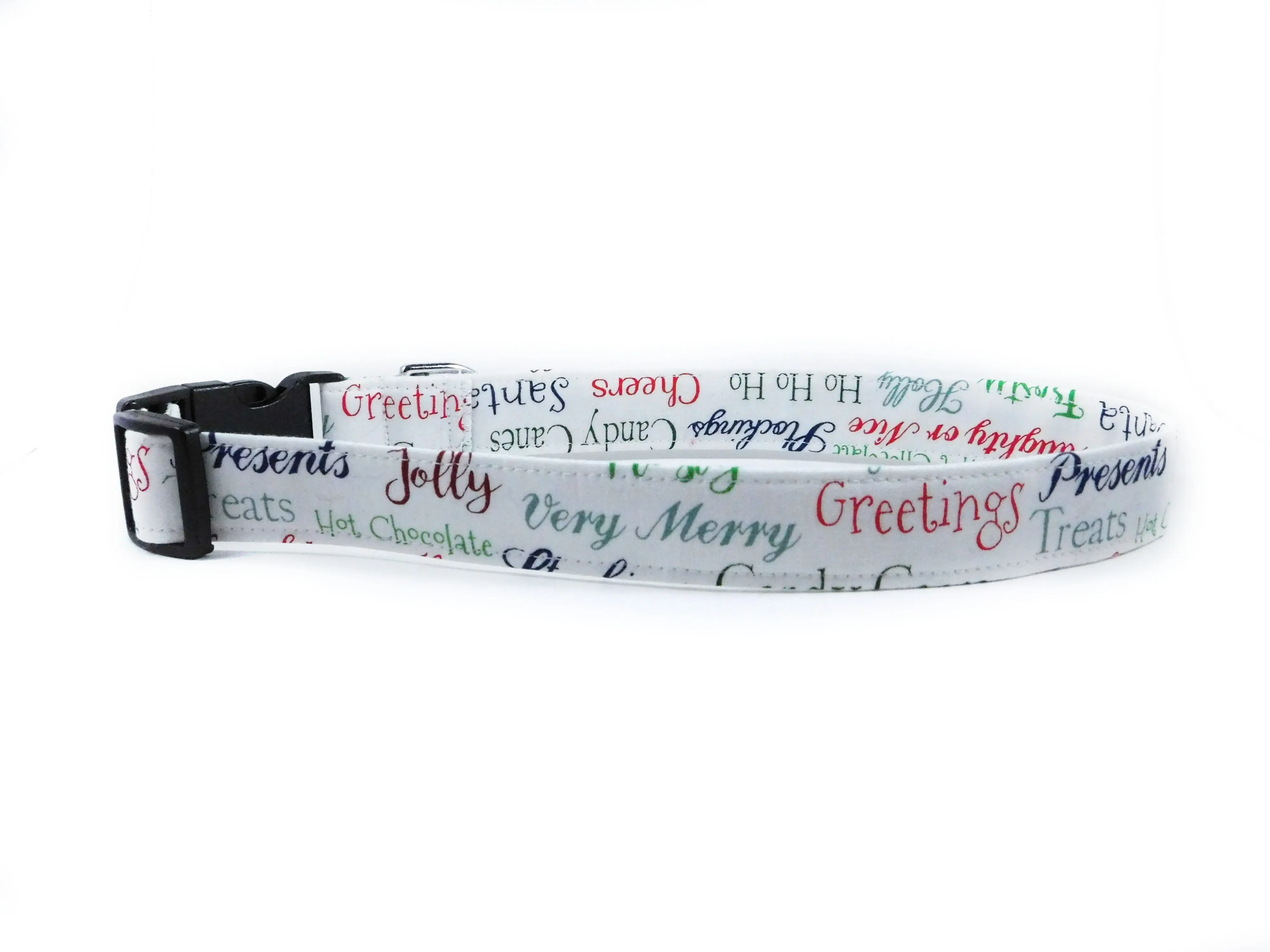 Season Greetings Dog Collar/ Cat Collar Charlotte's Pet