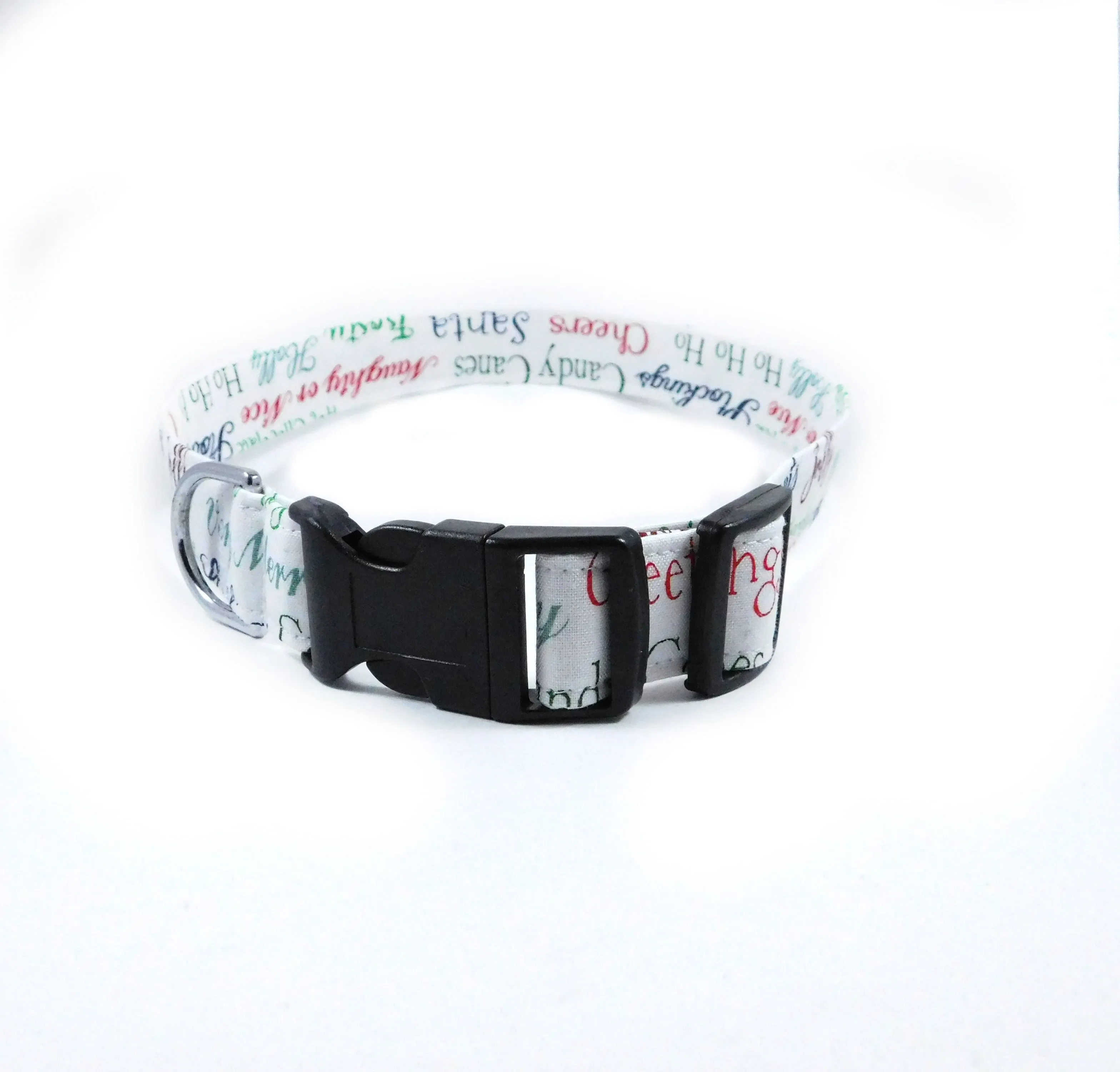 Season Greetings Dog Collar/ Cat Collar Charlotte's Pet