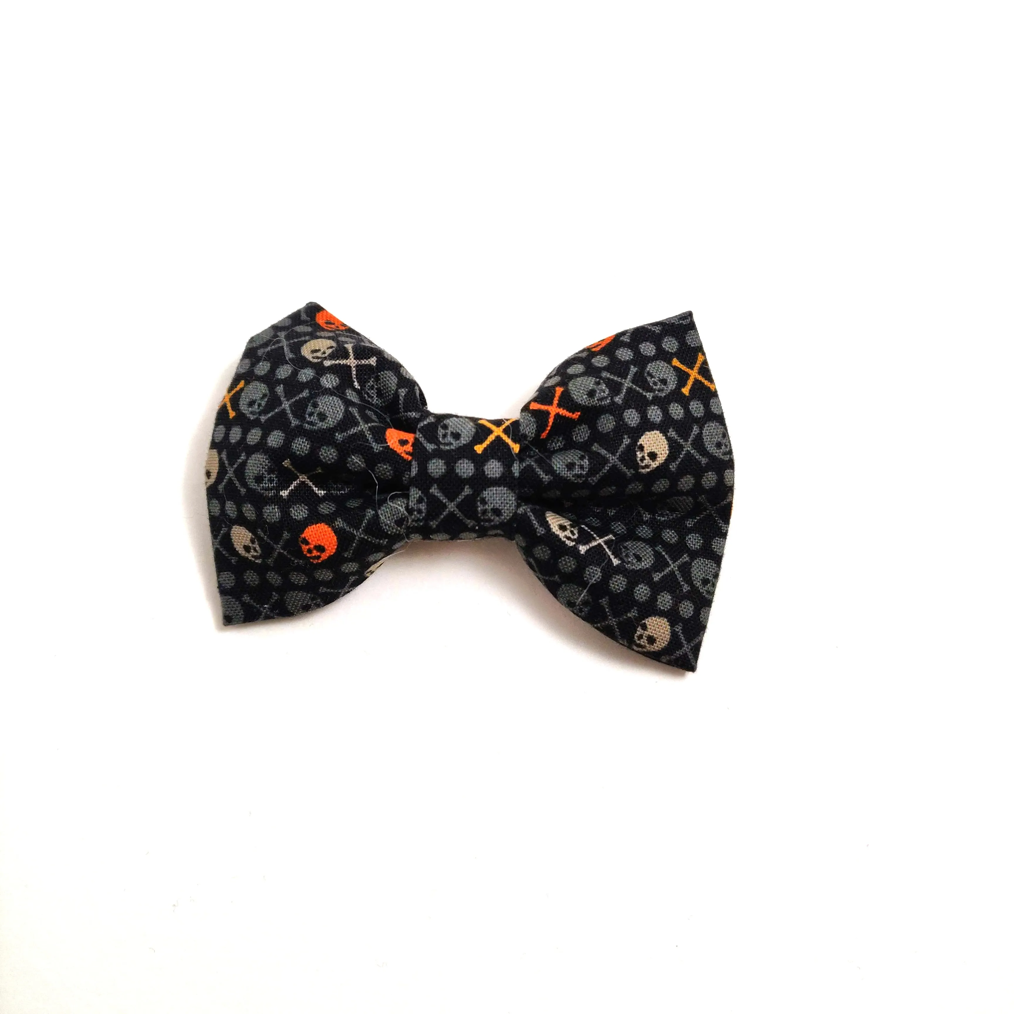 Skulls and Bones Collar Flower/Bow Tie Charlotte's Pet