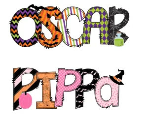 Spooky Name- Personalized Dog Bandana & Cat Bandana Charlotte's Pet