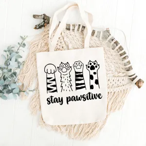 Stay Pawsitive Tote Bag Charlotte's Pet