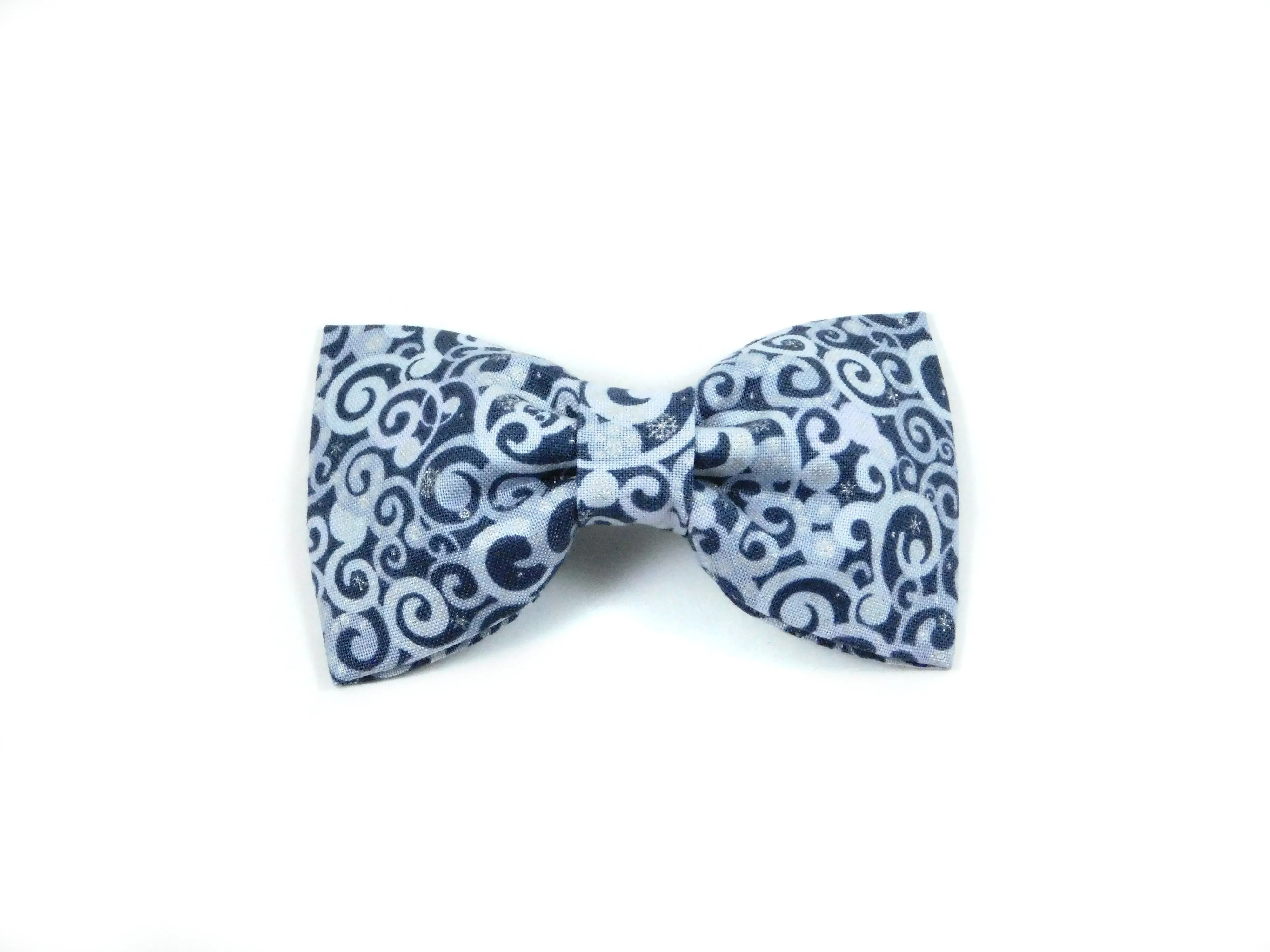 Winter Swirls Bow Tie/ Collar Flower Charlotte's Pet